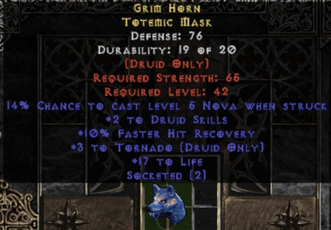 Grim Horn Totemic Mask - Europe Ladder