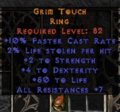 Grim Touch Ring - Europe Ladder