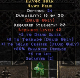 Havoc Horn Hawk Helm - West Ladder