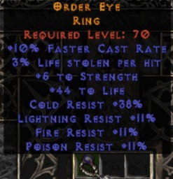 Order Eye Ring - West Ladder