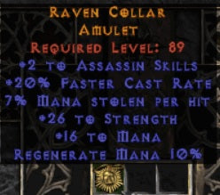 Raven Collar Amulet - East Ladder
