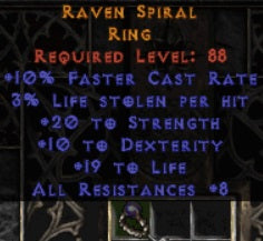 Raven Spiral Ring - West Ladder