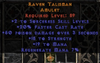 Raven Talisman Amulet - Europe Ladder