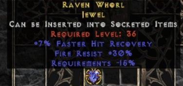 Raven Whorl Jewel - East Ladder