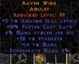 Raven Wing Amulet - West Ladder