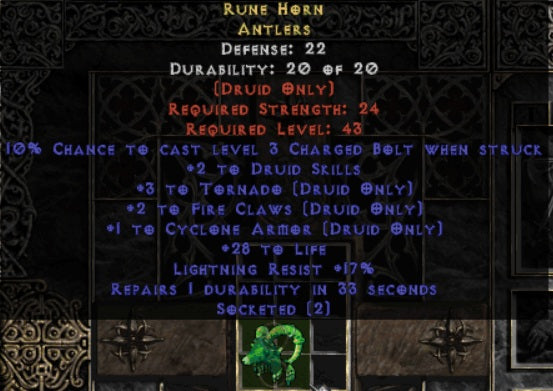 Rune Horn Antlers - East Ladder
