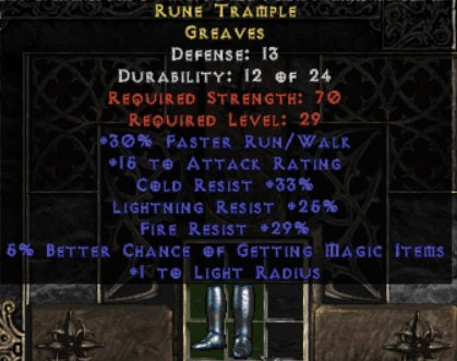 Rune Trample Greaves - East Ladder