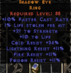 Shadow Eye Ring - Europe Ladder