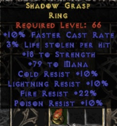 Shadow Grasp Ring - East Ladder