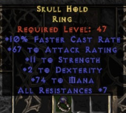Skull Hold Ring - East Ladder