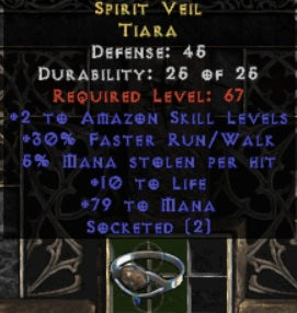 Spirit Veil Tiara - East Ladder