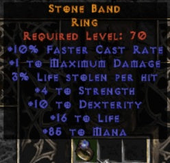 Stone Band Ring - East Ladder