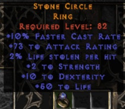 Stone Circle Ring - West Ladder