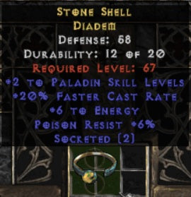 Stone Shell Diadem - West Ladder