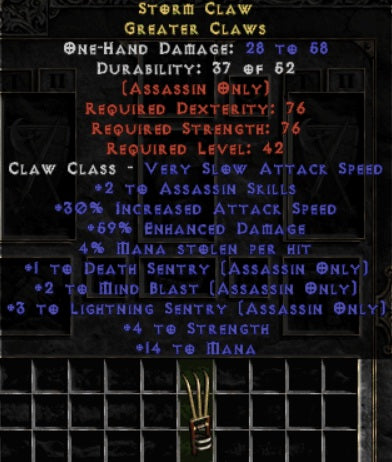 Storm Claw Greater Claws (0os) - Europe Ladder
