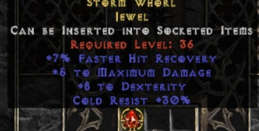 Storm Whorl Jewel - East Ladder