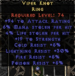 Viper Knot Ring - West Ladder